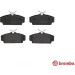 Brembo | Bremsbelagsatz, Scheibenbremse | P 56 036 Brembo | Bremsbelagsatz, Scheibenbremse | P 56 036