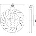 Hella | Bremsscheibe | 8DD 355 125-361 Hella | Bremsscheibe | 8DD 355 125-361