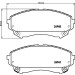 Hella | Bremsbelagsatz, Scheibenbremse | 8DB 355 015-141