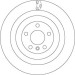Bremsscheibe TRW SINGLE DF6365S