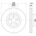 Hella | Bremsscheibe | 8DD 355 126-701
