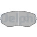 Delphi | Bremsbelagsatz, Scheibenbremse | LP2098 Delphi | Bremsbelagsatz, Scheibenbremse | LP2098
