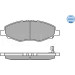 Meyle | Bremsbelagsatz, Scheibenbremse | 025 245 2316/W Meyle | Bremsbelagsatz, Scheibenbremse | 025 245 2316/W