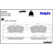 Delphi Bremsbelagsatz, Scheibenbremse LP2298