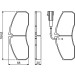 BOSCH | Bremsbelagsatz, Scheibenbremse | 0 986 494 278 BOSCH | Bremsbelagsatz, Scheibenbremse | 0 986 494 278