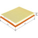 BOSCH F 026 400 014 Luftfilter