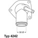 Wahler | Thermostat, Kühlmittel | 4242.92D