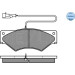 Meyle | Bremsbelagsatz, Scheibenbremse | 025 291 0720/W