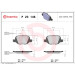 Brembo | Bremsbelagsatz, Scheibenbremse | P 23 146