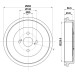 Hella | Bremstrommel | 8DT 355 302-711 Hella | Bremstrommel | 8DT 355 302-711