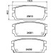 Hella | Bremsbelagsatz, Scheibenbremse | 8DB 355 011-841
