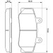 BOSCH | Bremsbelagsatz, Scheibenbremse | 0 986 460 961 BOSCH | Bremsbelagsatz, Scheibenbremse | 0 986 460 961
