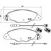 Brembo | Bremsbelagsatz, Scheibenbremse | P 61 061