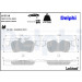 Delphi | Bremsbelagsatz, Scheibenbremse | LP2719 Delphi | Bremsbelagsatz, Scheibenbremse | LP2719