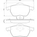 BOSCH Bremsbelagsatz, Scheibenbremse 0 986 424 481