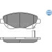 Meyle | Bremsbelagsatz, Scheibenbremse | 025 249 4619/W Meyle | Bremsbelagsatz, Scheibenbremse | 025 249 4619/W