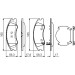 BOSCH | Bremsbelagsatz, Scheibenbremse | 0 986 494 577 BOSCH | Bremsbelagsatz, Scheibenbremse | 0 986 494 577