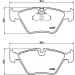 Brembo | Bremsbelagsatz, Scheibenbremse | P 06 022 Brembo | Bremsbelagsatz, Scheibenbremse | P 06 022