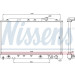 Nissens | Kühler, Motorkühlung | 62865 Nissens | Kühler, Motorkühlung | 62865