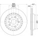 Hella | Bremsscheibe | 8DD 355 116-931
