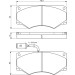 0 986 494 301 Bremsbelagsatz, Scheibenbremse