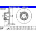 ATE | Bremsscheibe | 24.0120-0114.2 ATE | Bremsscheibe | 24.0120-0114.2