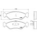 Brembo | Bremsbelagsatz, Scheibenbremse | P 24 028