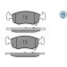 Meyle | Bremsbelagsatz, Scheibenbremse | 025 221 4317/PD
