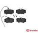 Brembo | Bremsbelagsatz, Scheibenbremse | P 61 035