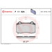 Brembo | Bremsbelagsatz, Scheibenbremse | P 11 024 Brembo | Bremsbelagsatz, Scheibenbremse | P 11 024