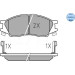 Meyle | Bremsbelagsatz, Scheibenbremse | 025 246 4815/W