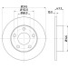 Hella | Bremsscheibe | 8DD 355 105-681 Hella | Bremsscheibe | 8DD 355 105-681