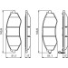 BOSCH | Bremsbelagsatz, Scheibenbremse | 0 986 494 343 BOSCH | Bremsbelagsatz, Scheibenbremse | 0 986 494 343