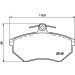 Hella | Bremsbelagsatz, Scheibenbremse | 8DB 355 017-891 Hella | Bremsbelagsatz, Scheibenbremse | 8DB 355 017-891