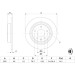 BOSCH | Bremsscheibe | 0 986 479 C58 BOSCH | Bremsscheibe | 0 986 479 C58