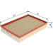 BOSCH 1 457 432 203 Luftfilter