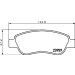Hella | Bremsbelagsatz, Scheibenbremse | 8DB 355 012-141