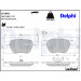 Delphi | Bremsbelagsatz, Scheibenbremse | LP1801 Delphi | Bremsbelagsatz, Scheibenbremse | LP1801