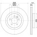 Hella Pagid | Bremsscheibe | 8DD 355 129-501