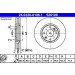 ATE | Bremsscheibe | 24.0326-0106.1 ATE | Bremsscheibe | 24.0326-0106.1