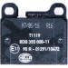 Hella | Bremsbelagsatz, Scheibenbremse | 8DB 355 008-111