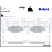 Delphi | Bremsbelagsatz, Scheibenbremse | LP821 Delphi | Bremsbelagsatz, Scheibenbremse | LP821