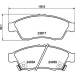 Hella | Bremsbelagsatz, Scheibenbremse | 8DB 355 011-081