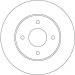 TRW | Bremsscheibe | DF4240