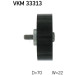 SKF | Umlenk-/Führungsrolle, Keilrippenriemen | VKM 33313