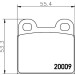 Hella | Bremsbelagsatz, Scheibenbremse | 8DB 355 006-991