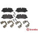 Brembo | Bremsbelagsatz, Scheibenbremse | P 44 019 Brembo | Bremsbelagsatz, Scheibenbremse | P 44 019