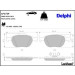 Delphi Bremsbelagsatz, Scheibenbremse LP1724