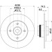 Hella | Bremsscheibe | 8DD 355 123-431