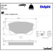 Delphi Bremsbelagsatz, Scheibenbremse LP3140